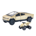 Metal Pickup Truck Model with Four-Wheel Drive Realistic Miniature of a Passenger Car 3