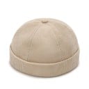 Universell rund hatt Beanie Landlord Four Seasons i polyester Unisex hip hop Melon Skin mössa för vår och höst avslappnad stil 4