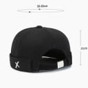 Unisex vår marin hatt Guppi 28 × 18 × 11 cm Polyester rund hatt Koreansk streetwear stil Avslappnad modehatt för män och kvinnor 6