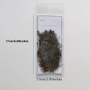 Sats med 40 stycken svartvita klistermärken med blommönster och växtmotiv 7,5 x 17 cm på transparent plastklistermärke för kreativa projekt 2