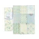 Set med dekorativt färgat papper 30 st 110x160 mm Fina mönster av blommor och ornament för skapande och dekoration av hemdekorationer 1