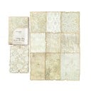 Set med dekorativt färgat papper 30 st 110x160 mm Fina mönster av blommor och ornament för skapande och dekoration av hemdekorationer 5