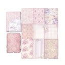 Set med dekorativt färgat papper 30 st 110x160 mm Fina mönster av blommor och ornament för skapande och dekoration av hemdekorationer 8