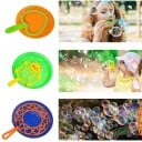 Set för att blåsa bubblor 6 st Plast PE Olika storlekar och former av färgglada stavar för barn Kreativa hjälpmedel för utomhus bubbelskoj 2
