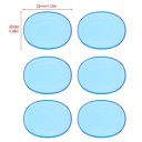 Silikoniska gel dämpningsplattor 25 x 32 mm 6 st För jazztrummor och trumset Återanvändbara mjuka gel dämpare 2