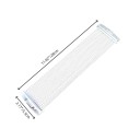 Ståltråd för liten trumma 28x5,5 cm 20 trådar Silverfärgad stålsträng för ren respons och klar ton Högkvalitärt tillbehör för trummor 4
