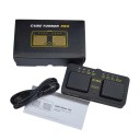 M-VAVE CUBE turner pro trådlös pedal 110 x 53 x 28 mm Bluetooth-kontroll för bläddring av noter 7 lägen USB-C uppladdningsbar fotomkopplare 2