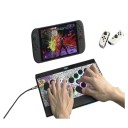 Trådlös arkadkontroll 299,8 × 199,8 × 13,5 mm Haute42 C16-S Magnetisk Hitbox RGB USB-C För PC PS4 PS5 Switch Steam Android Turbomode och fler 4