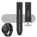 22 mm nylon silikonrem för klockor för Huawei Watch GT 4 46 mm GT 3 Sport Watch 4 Pro Samsung Galaxy Watch 6 5 4 2