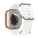 Silikonrem 42 mm för Apple Watch S10 Vattentåligt armband med titanspänne Justerbar ögla och flerpunktsstängning 2