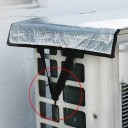 Skyddande överdrag för luftkonditionering 100 x 50 cm Vattentätt isolerande skydd mot regn, snö och damm med fäste på remmar 3