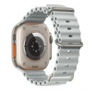 Silikonrem 46 mm för Apple Watch S10 Vattentåligt armband med titanspänne Justerbar slinga och flerpositionsspänne 11