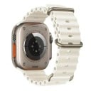 Silikonový řemínek 38 mm 40 mm 41 mm pro Apple Watch Voděodolný pásek s titanovou přezkou Nastavitelná smyčka a vícepolohové zapínání 29