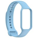 Silikonband 16,3 mm för Xiaomi Smart Band 8 Active och Redmi Band 2 Bekväm justerbar silikonrem med medelhårdhet och behaglig bärbarhet 6