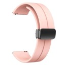 Silikonrem 20 mm för Xiaomi Mi Watch 2 Pro S3 S2 S1 Active Pro Samsung Garmin Amazfit Huawei Honor med metallspänne 8