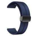Silikonrem 20 mm för Xiaomi Mi Watch 2 Pro S3 S2 S1 Active Pro Samsung Garmin Amazfit Huawei Honor med metallspänne 14