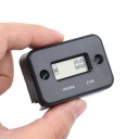Vattentät digital driftstidsmätare LCD Induktiv tidmätare för motorcykel fyrhjuling gräsklippare såg snöskoter bensinmotorer 2