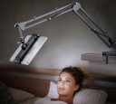 Justerbar tabletställning för sängen med långt arm 4–12,9" Rotbart metallstativ för bekväm filmvisning och läsning utan att hålla 3