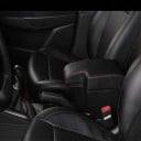 Kožená loketní opěrka pro Mazda CX-3 a Mazda 2 Skyactiv s USB posuvná opěrka s úložným boxem umělá kůže jednoduchá montáž autopříslušenství 1