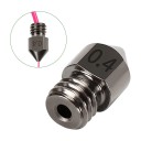 Sats med 5 st härdade stålmunstycken 0,2 mm M6 för filament 1,75 mm Fint munstycke för detaljerad 3D-utskrift Exakta reservmunstycken 3