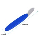 Kniv för borttagning av stöd 3D-utskrift 115 x 17 mm Ergonomiskt handtag Skrapa för modeller av PLA ABS 2