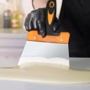 Rostfri bakskrapa 15 cm med ergonomiskt handtag Verktyg för deg, choklad och skärning av deg Kökshjälpmedel för bakning 3