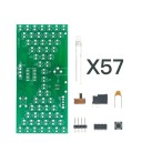 Elektroniska timglas 5 V 84 x 40 mm Byggsats med dubbelsidig LED-kort med 57 dioder för ljusdekorationseffekt 5