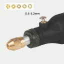 Set 75 st Mini elektrisk handgravyrborr USB uppladdningsbar 0,5–3,2 mm För trä metall glas 2