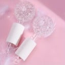 Boules de massage rafraîchissantes pour le visage et le contour des yeux Ensemble rose 2 pcs Soins de cryothérapie pour la peau à domicile 2