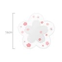 Blomsterunderlägg 15,5 cm Underlägg för mugg och glas Dekorativt textilunderlägg för bord av polyester 3