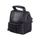 Kamerafodral 14 x 12 x 17 cm Skyddande fodral för Canon Nikon Sony Kompakt kameraväska med rem 1