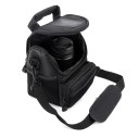 Kamerafodral 14 x 12 x 17 cm Skyddande fodral för Canon Nikon Sony Kompakt kameraväska med rem 2