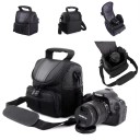Kamerafodral 14 x 12 x 17 cm Skyddande fodral för Canon Nikon Sony Kompakt kameraväska med rem 3