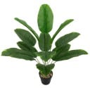 Konstgjord Strelitzia 65 cm dekoration för hemmet med 12 blad realistisk konstväxt för modern inredning 1