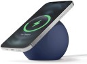 Kulatý magnetický držák nabíječky pro bezdrátové dobíjení telefonů Stojánek pro iPhone s vedením kabelu a elegantním designem 6