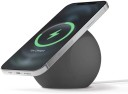 Kulatý magnetický držák nabíječky pro bezdrátové dobíjení telefonů Stojánek pro iPhone s vedením kabelu a elegantním designem 7