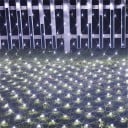 LED světelná síť 2 x 3 m řetězové světlo s 192 diodami dekorativní osvětlení pro okna balkony terasy a interiér 2