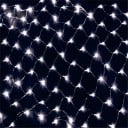 LED světelná síť 2 x 3 m řetězové světlo s 192 diodami dekorativní osvětlení pro okna balkony terasy a interiér 7