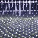 LED ljusnät 3 x 3 m kedjeljus med 320 dioder dekorativ belysning för fönster terrasser balkonger och inredning 2