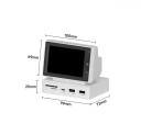 3,5-tums mini IPS-monitor 100 x 69 x 25 mm USB-C dockningsstation Visning av datorns prestanda systemdisplay 2