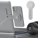 Magnetický držák telefonu k notebooku Tenký skládací držák na mobil K upevnění na monitor Práce bez držení telefonu 1