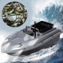 Čierna RC zavážacia loďka na návnady 54 x 27 x 21 cm GPS riadenie Dosah 500 m LED nočné svetlá Kapacita 1,5 kg 10