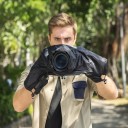 Vattentät bärbar skydd för kamera för digitala systemkameror Canon Nikon Olympus Sony Skyddande fodral för regn 4