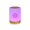 LED beröringslampa med Bluetooth-högtalare RGB-ljus 16 färger fjärrkontroll USB-laddning nattlampa 6
