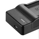 Batteriladdare för Sony Cyber-Shot Mikro USB Kompakt laddningsadapter för kamera 3