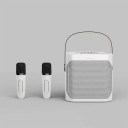 Karaoke-set Bluetooth högtalare 16,8 x 13,9 x 17,1 cm 100 W 360° stereo vattentålig med 2 trådlösa mikrofoner 2