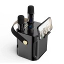 Karaoke-set Bluetooth högtalare 16,8 x 13,9 x 17,1 cm 100 W 360° stereo vattentålig med 2 trådlösa mikrofoner 5