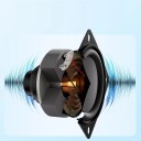 Bluetooth-högtalare 12 W 360° ljud IPX7 LED-belysning 12 h uppspelning Mini bärbar trådlös högtalare 3