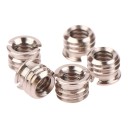 5 st Metallskruvar och muttrar för kamera 1/4 och 3/8 adapter skruvar för stativ monopoder och fotografiskt tillbehör 1