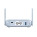 Vit Wi-Fi-router för hemmet och resor Snabb trådlös internetuppkoppling Stabil anslutning för flera enheter 2